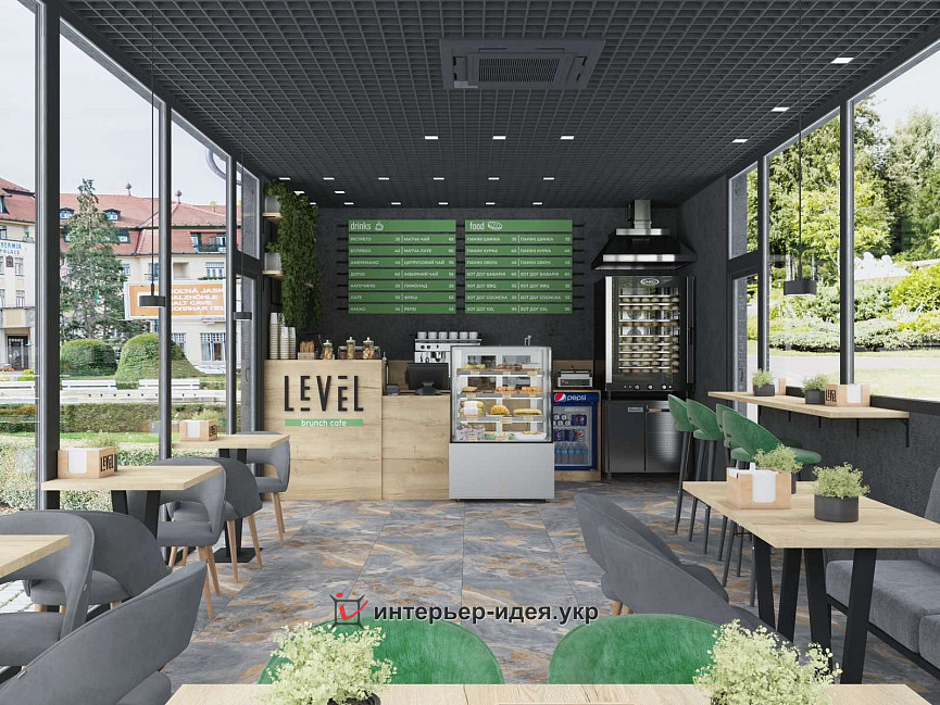 Кафе "Level" в п.г.т. Ратно