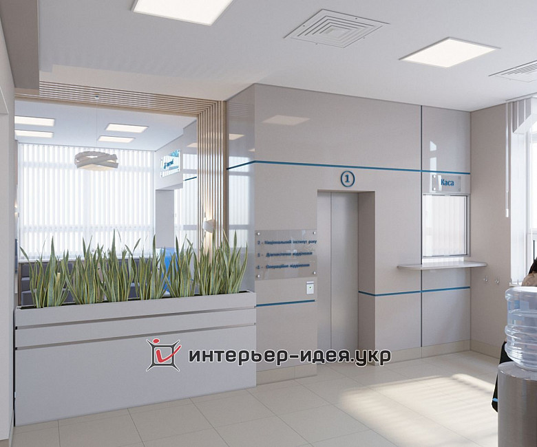 Дизайн холла Медицинского центра