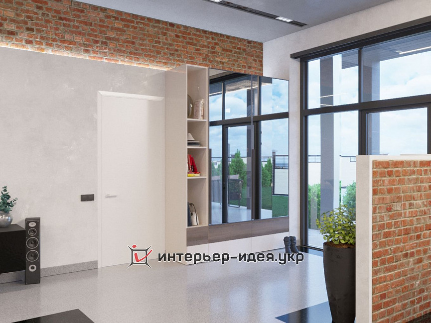 Дизайн кухни-студии в стиле лофт