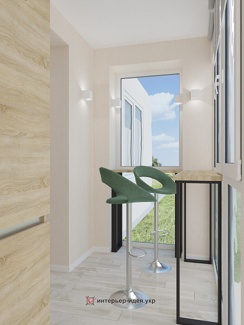 Большая просторная кухня-студия