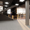 Оформление потолка и входа в ТЦ Magnolia Plaza, Черкассы