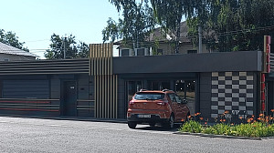 Фасад магазина "Мясокрай" в г. Смела