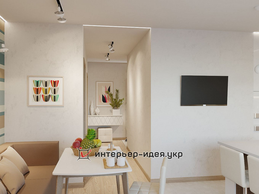 Дизайн кухни с полуостровом и обеденной зоной