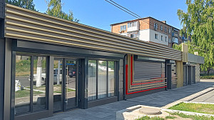 Фасад магазина "Мясокрай" в г. Смела