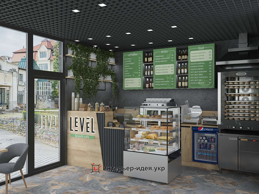 Кафе "Level" в п.г.т. Ратно