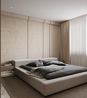 Дизайн интерьера спальни 15 м2 в стиле минимализм. Дизайн СПАЛЬНИ