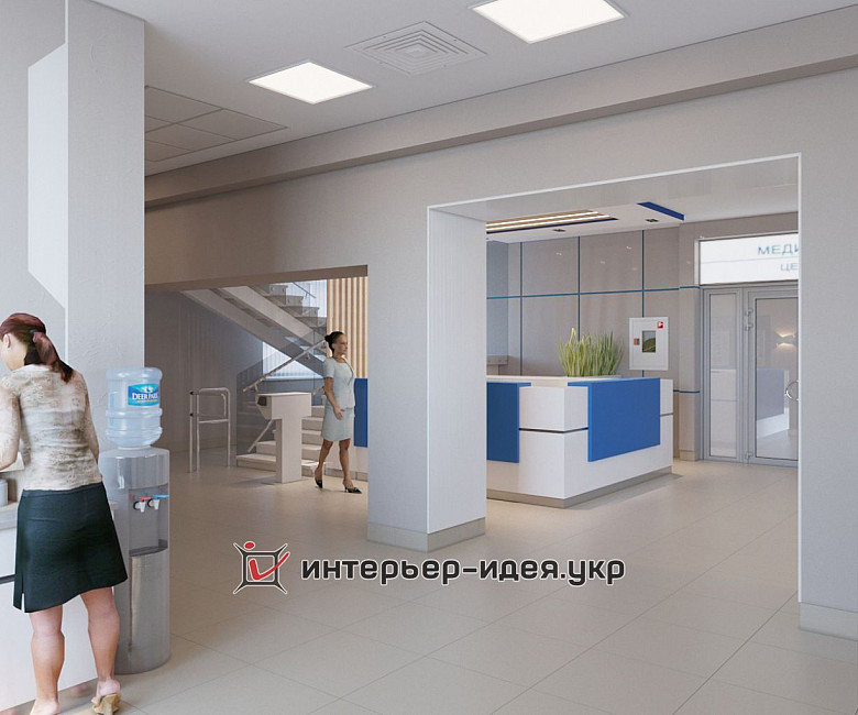 Дизайн холла Медицинского центра