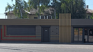 Фасад магазина "Мясокрай" в г. Смела