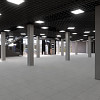 Оформление потолка и входа в ТЦ Magnolia Plaza, Черкассы