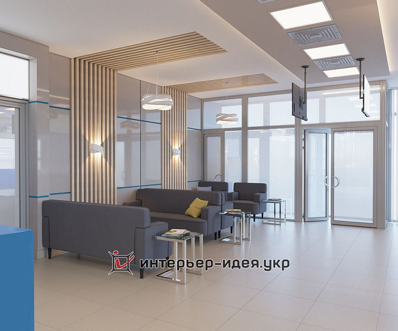 Дизайн холла Медицинского центра