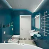 Дизайн ванной цвета аквамарин, г. Моршин, Львовской обл.