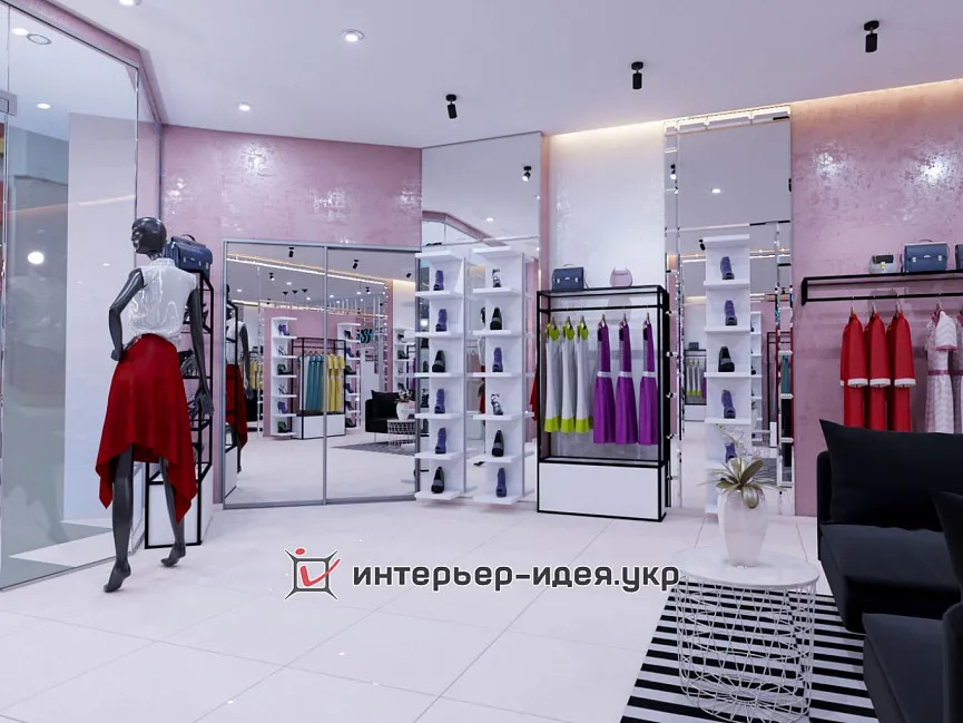 Дизайн магазина одежды