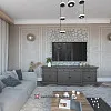 Кухня-гостиная в стиле кантри