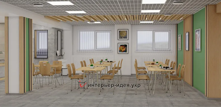 Дизайн столовой ООО &quot;ММ ПЕКЕДЖИНГ УКРАИНА&quot;