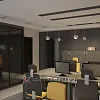 Дизайн офиса компании Orion-Glass в современном стиле