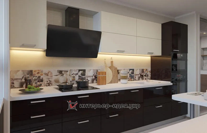 Дизайн современной кухни в лаконичном стиле