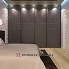 Дизайн спальни с эффектом звездного неба на потолке