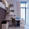 Дизайн лаконичного частного кабинета-гостевой