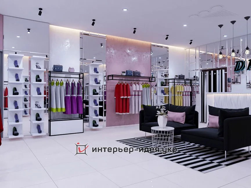 Дизайн магазина одежды