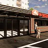 Фасад магазина &amp;quot;Мясокрай&amp;quot; в г. Смела